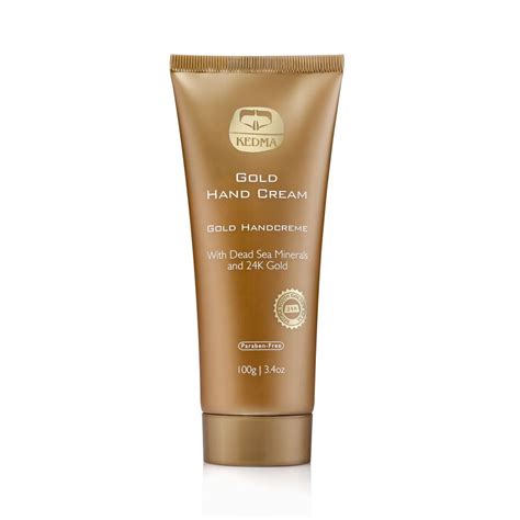 The Wonder Effects of Kedma Cosmetics' Gold Hand Cream.